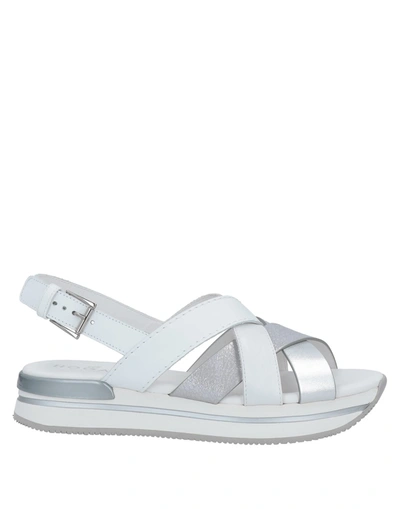 Hogan Sandals In White