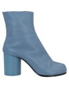 Maison Margiela Ankle Boots In Slate Blue