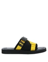 Moschino Sandals In Yellow