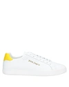 Palm Angels Tennis Logo-embossed Low-top Sneakers In White