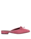 L'autre Chose L' Autre Chose Woman Mules & Clogs Antique Rose Size 5 Soft Leather In Pink