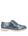 Nero Giardini Lace-up Shoes In Deep Jade