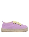Manebi Lace-up Shoes In Light Purple
