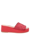 Carpe Diem Sandals In Red