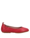 Fitflop Ballet Flats In Red
