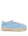 Manebi Espadrilles In Sky Blue