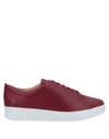 Fitflop Sneakers In Maroon