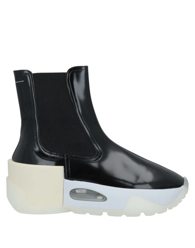 Mm6 Maison Margiela Ankle Boots In Black