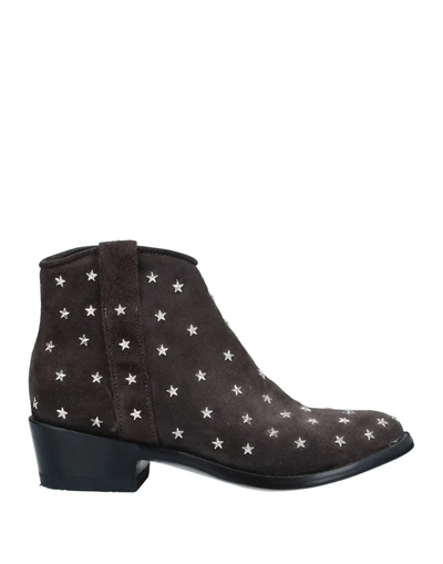 Mexicana Ankle Boots In Steel Grey