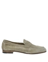 Crispiniano Loafers In Sage Green