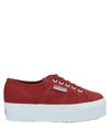 Superga Sneakers In Rust