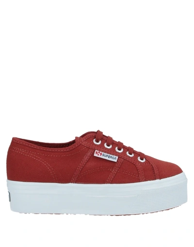Superga Sneakers In Rust