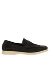 Andrea Ventura Firenze Loafers In Steel Grey