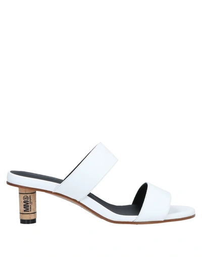 Mm6 Maison Margiela Sandals In White