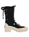 Paura X Superga Ankle Boots In Black