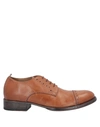 MOMA MOMA MAN LACE-UP SHOES TAN SIZE 10.5 SOFT LEATHER,17153364GP 12