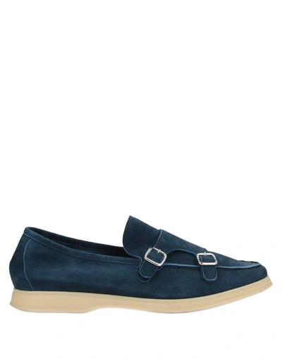Andrea Ventura Firenze Loafers In Blue