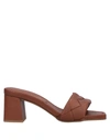 Daniele Ancarani Sandals In Brown