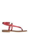 Chatulle Sandals In Red