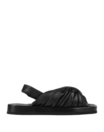 Strategia Sandals In Black