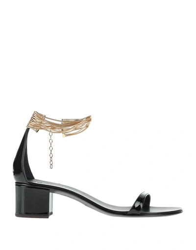 Giuseppe Zanotti Sandals In Black