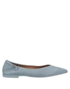 Pomme D'or Ballet Flats In Grey