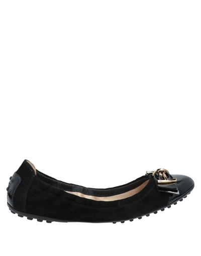 Tod's Ballet Flats In Black