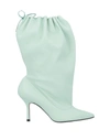 Around The Brand Ankle Boots In Light Green