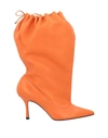 Around The Brand Ankle Boots In Orange
