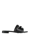 GIVENCHY GIVENCHY WOMAN SANDALS BLACK SIZE 8 SOFT LEATHER,17156212QS 7