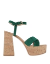 Gianvito Rossi Sandals In Green