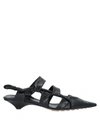 Bottega Veneta Sandals Bv Point In Black