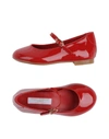 Dolce & Gabbana Kids' Ballet Flats In Red