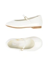 Dolce & Gabbana Kids' Ballet Flats In White