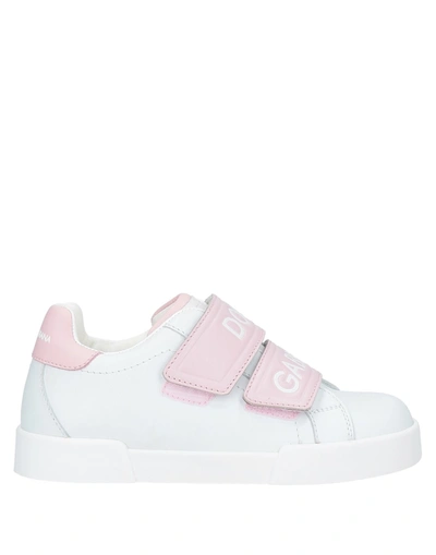 Dolce & Gabbana Kids' Sneakers In White