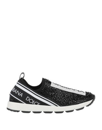 Dolce & Gabbana Kids' Sneakers In Black