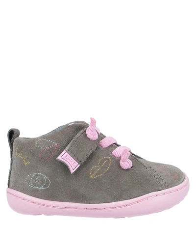 Camper Kids' Tws Fw Suede Sneakers In Grey