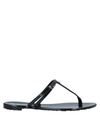 Patrizia Pepe Bee-plaque Sandals In Black