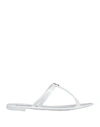 PATRIZIA PEPE PATRIZIA PEPE WOMAN TOE STRAP SANDALS WHITE SIZE 7 PVC - POLYVINYL CHLORIDE,17138934LX 13