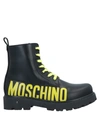 MOSCHINO TEEN ANKLE BOOTS,17112068DJ 29