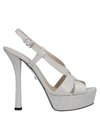 Greymer Sandals In White