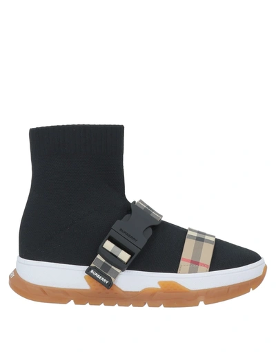 Burberry Kids' Ankle Boots In Black