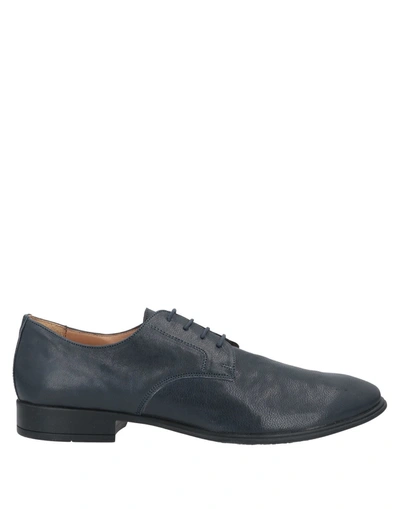 Soldini Lace-up Shoes In Dark Blue