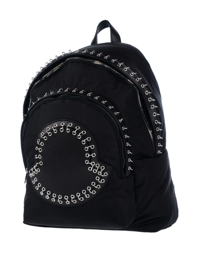 Moncler Backpacks And Bumbags Fabric In Black