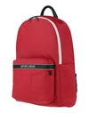 Emporio Armani Backpacks In Red