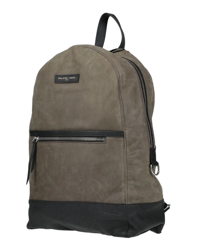 Philippe Model Backpacks In Military Green