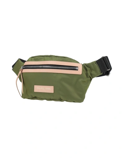 Philippe Model Bum Bags In Military Green