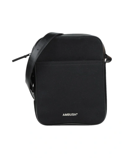 Ambush Logo-plaque Crossbody Bag In Black