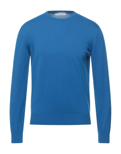 Filippo De Laurentiis Sweaters In Bright Blue