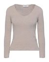 Alpha Studio Sweaters In Beige